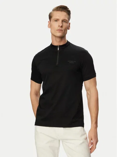 BOSS Tricou PL_PS QZ negru