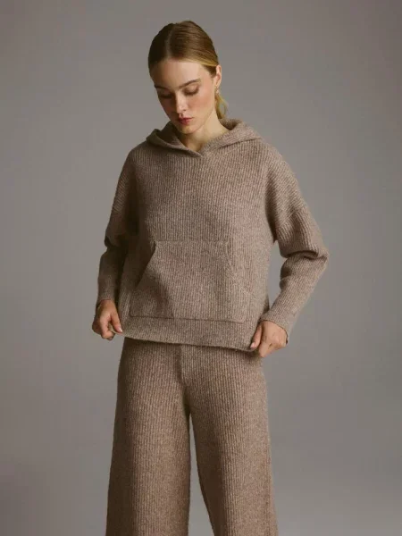 Светр DIVERSE вовна/акрил бежевий