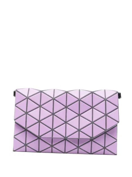 Body Bao Bao Issey Miyake cu imprimeu geometric violet