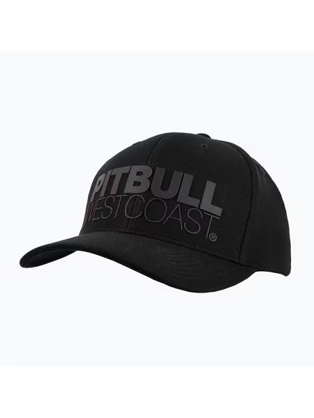 Kšiltovka Pitbull West Coast Snapback Seascape black/red print černá