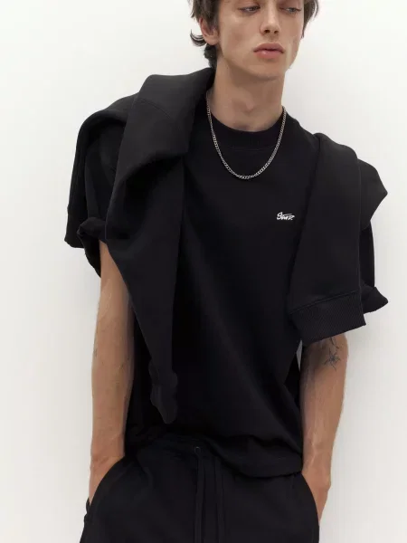 Pull&Bear Tricou STWD' negru