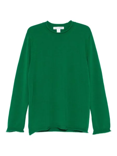 Gyapjú szvetter Comme Des Garçons Shirt zöld