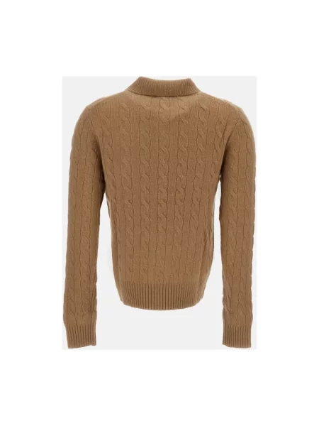Sweter Polo Ralph Lauren wełniany beżowy