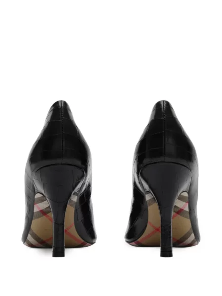 Pantofi cu toc Burberry din piele negru