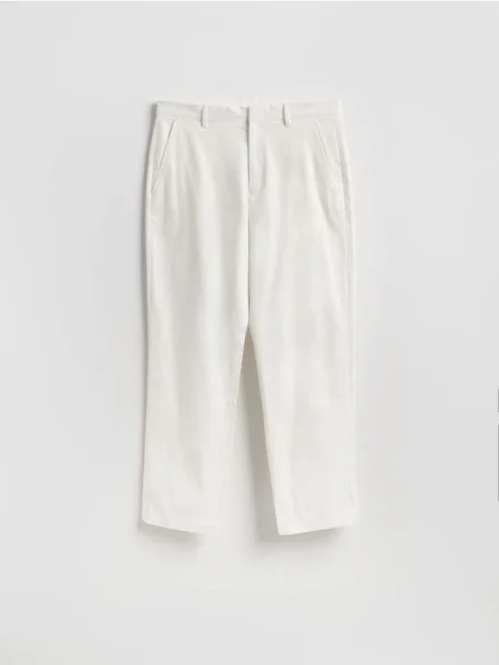 Pantaloni Reserved alb