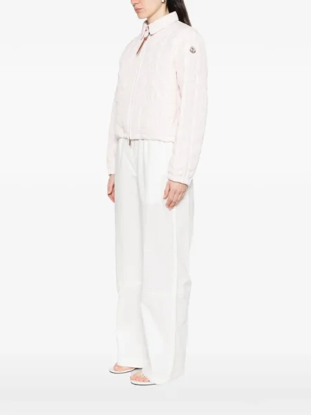 Gulerat geacă Moncler roz