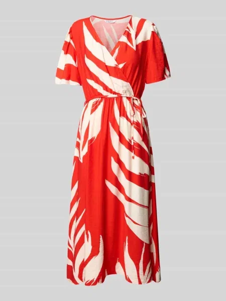 Sukienka midi w kopertowym stylu model Zabaione