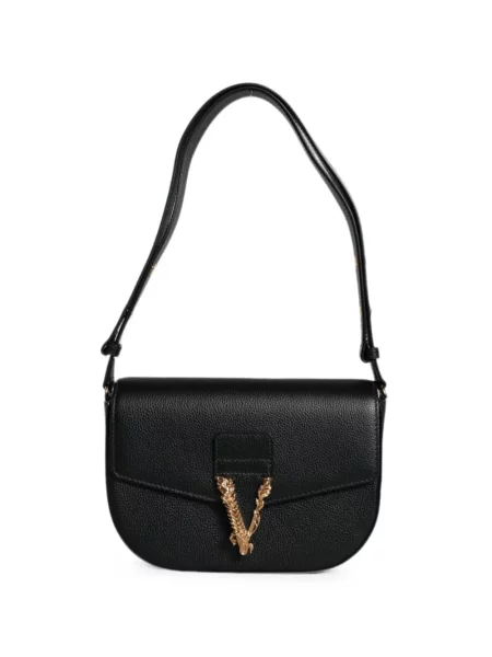 Geantă Versace din piele negru
