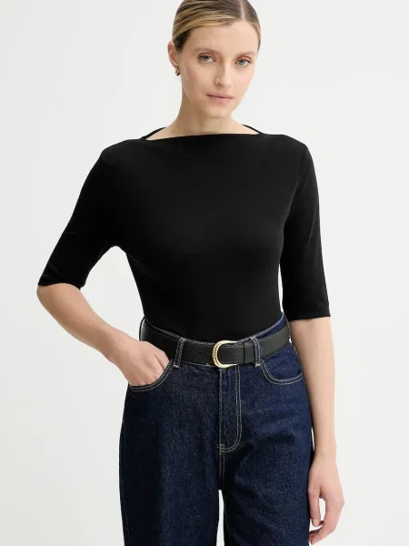 Тениска Calvin Klein дамска черно