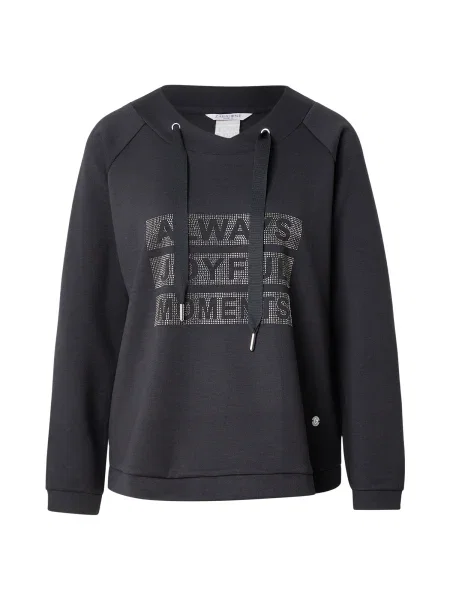 ZABAIONE Majica / srebrna črna