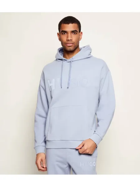 HUGO Hanorac Ditchle | Loose fit albastru