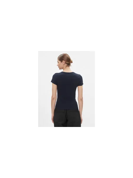 Tommy Jeans Póló Essential Slim Fit sötétkék