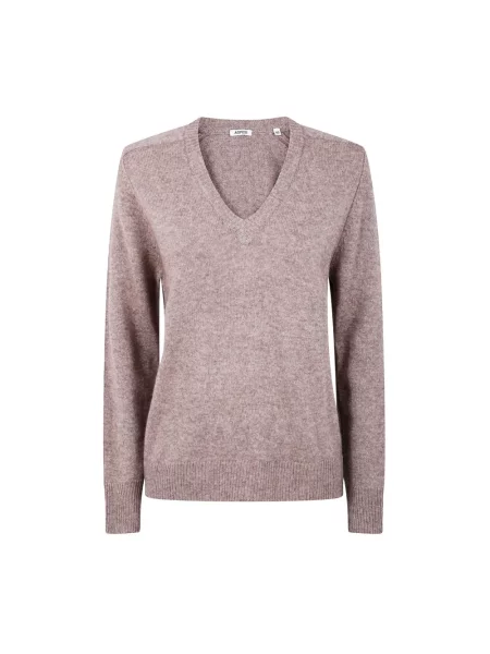 Sweter Aspesi brązowy