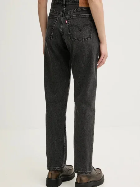 Levi's jeans CROP negru