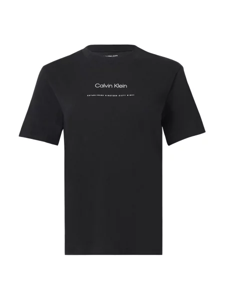 Calvin Klein Jeans Majica CLASSIC / bela črna