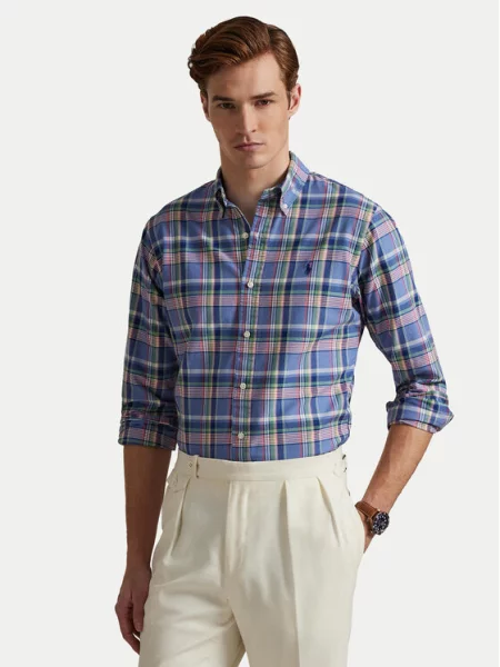 Polo Ralph Lauren Srajca Custom Fit modra