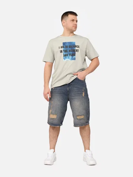 Футболка YUKI світло-сірий сіра