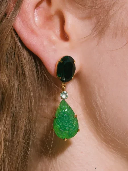 Cercei Jennifer Behr verde