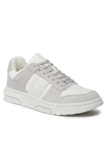 Superge Tommy Jeans iz semiša bela