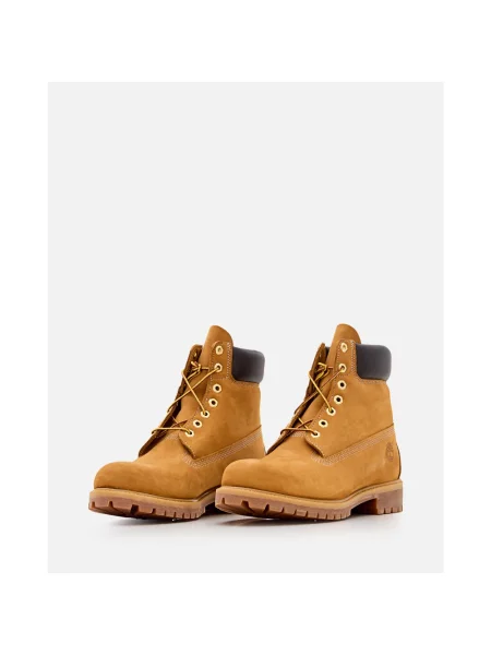 Botki Timberland wodoszczelne skórzane wiązane brązowe