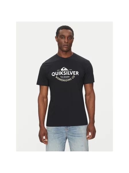 Quiksilver Футболка Regular Fit чорний