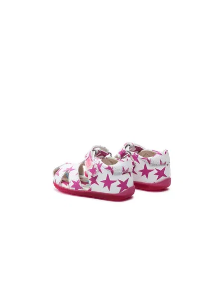 Agatha Ruiz de la Prada Dječje kožne sandale Agatha Ruiz de la Prada bijela
