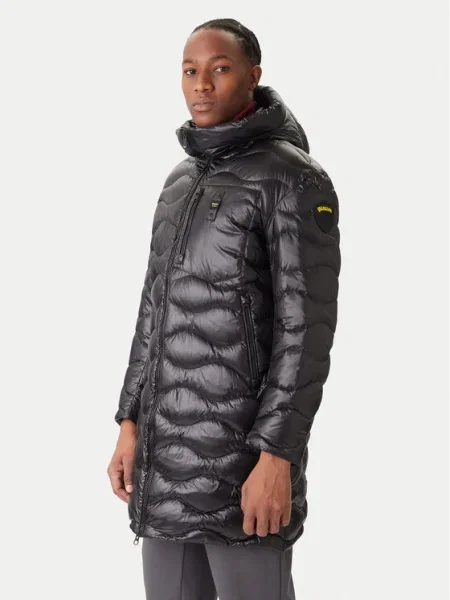 Blauer Зимно палто Impermeabile черен