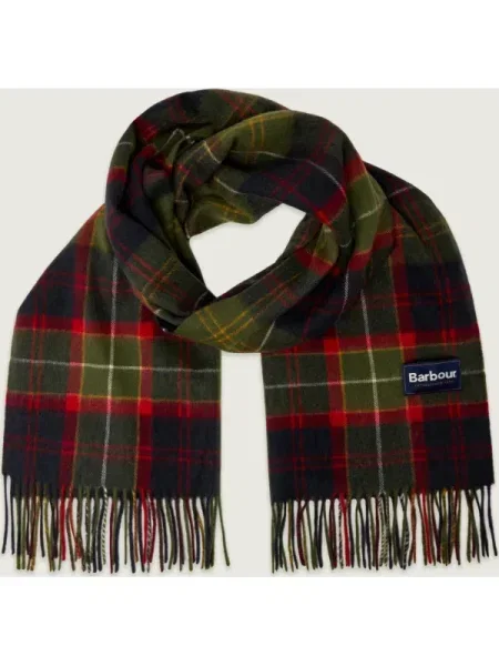 Fular Barbour de lână verde