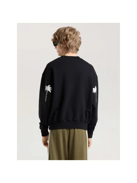 Bluza nierozpinana Palm Angels czarna