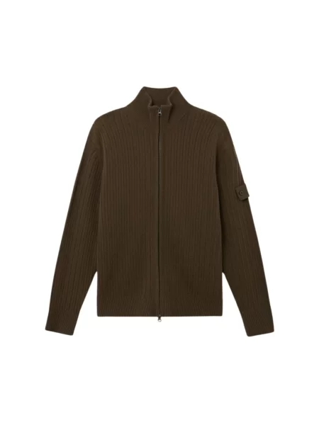 Kardigan Stone Island z kamieniami zielony