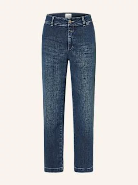 Closed Jeansy Straight Serandon blau niebieskie