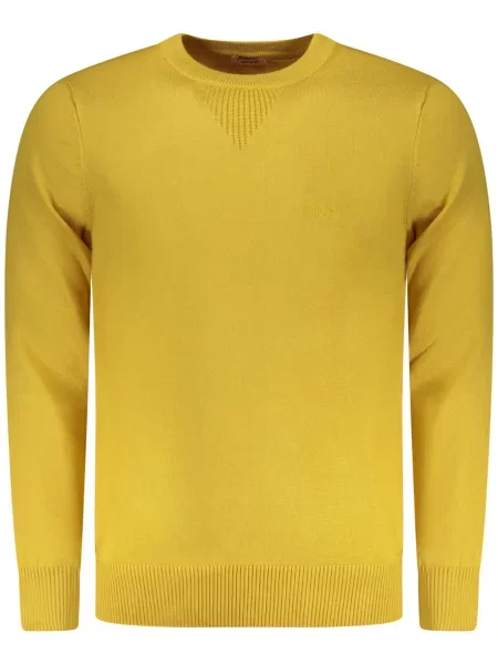 Pulover Rifle cu broderie galben