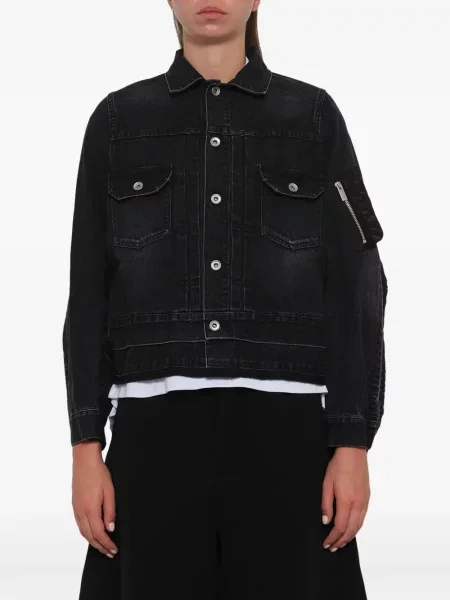 Geacă de blugi Sacai negru