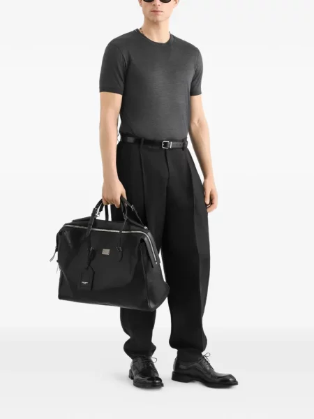 Tricou Dolce & Gabbana de mătase gri