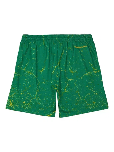 Pantaloni scurți Mitchell & Ness verde