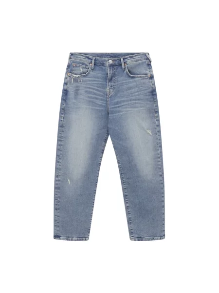 Jeansy True Religion z kokardką niebieskie