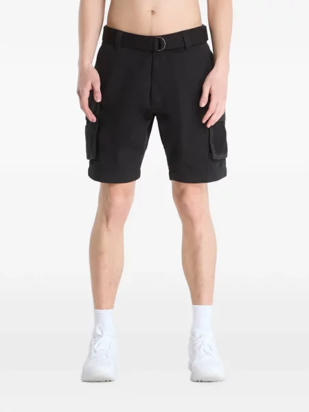 Pantaloni scurți Alpha Industries plasă negru