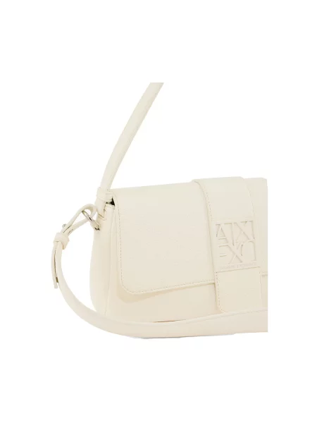 Geantă Armani Exchange Alb bej