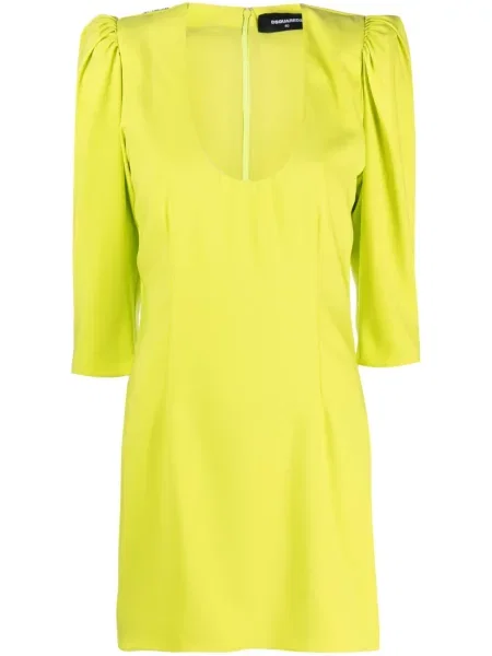 Rochie mini Dsquared2 de costum verde
