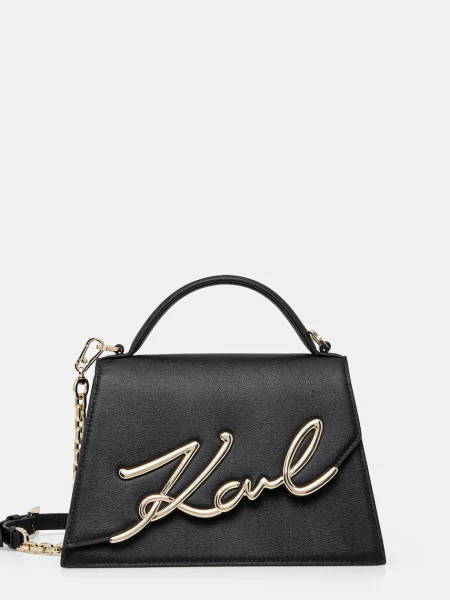 Geanta crossbody Karl Lagerfeld din piele negru