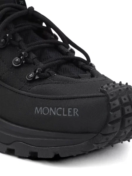 Маратонки Moncler Trailgrip с връзки с дантела черно
