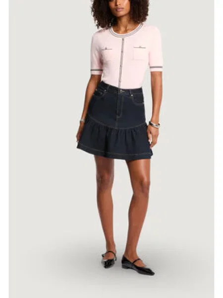 Traper suknja Morgan De Toi plava