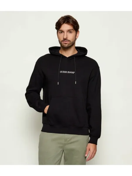 Guess Jeans Hanorac EMBRO | negru