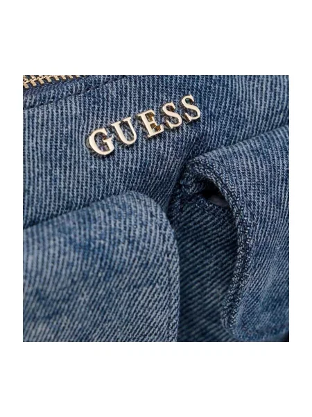 GUESS Kabelka na rameno Kassie denim modrá