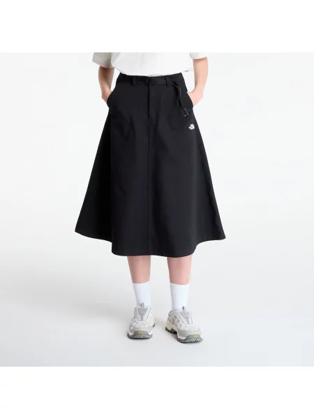 Fustă The North Face Twill Skirt Ap TNF Black/ TNF White M alb