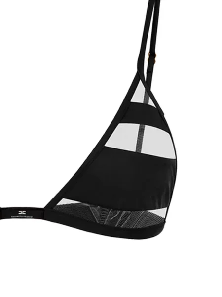 Bikini Elisabetta Franchi cu dungi negru