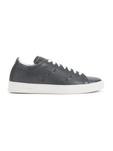 Sneakersy Kiton skórzane szare