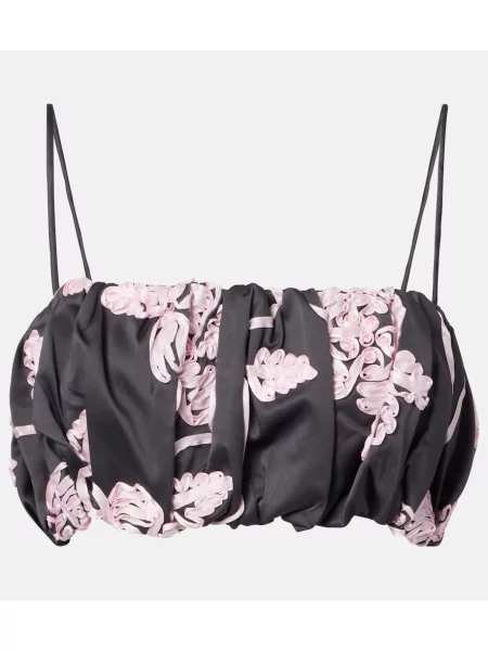 Cropp top Rotate cu dungi gri