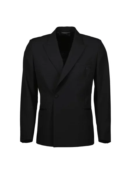 Satynowa marynarka Dior czarna