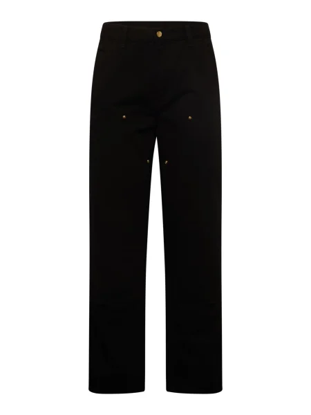 Carhartt WIP Pantaloni eleganți galben curry / negru alb